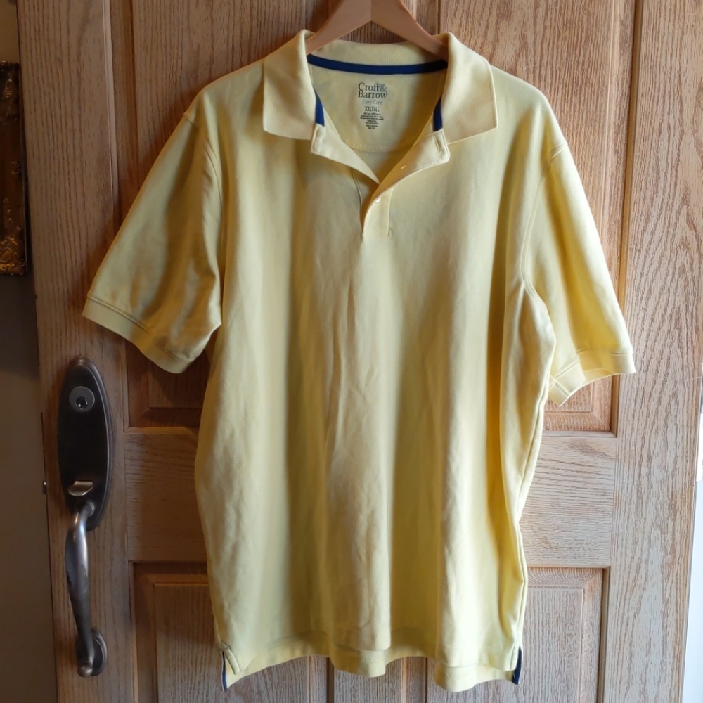 Croft & Barrow, XXL TALL yellow polo